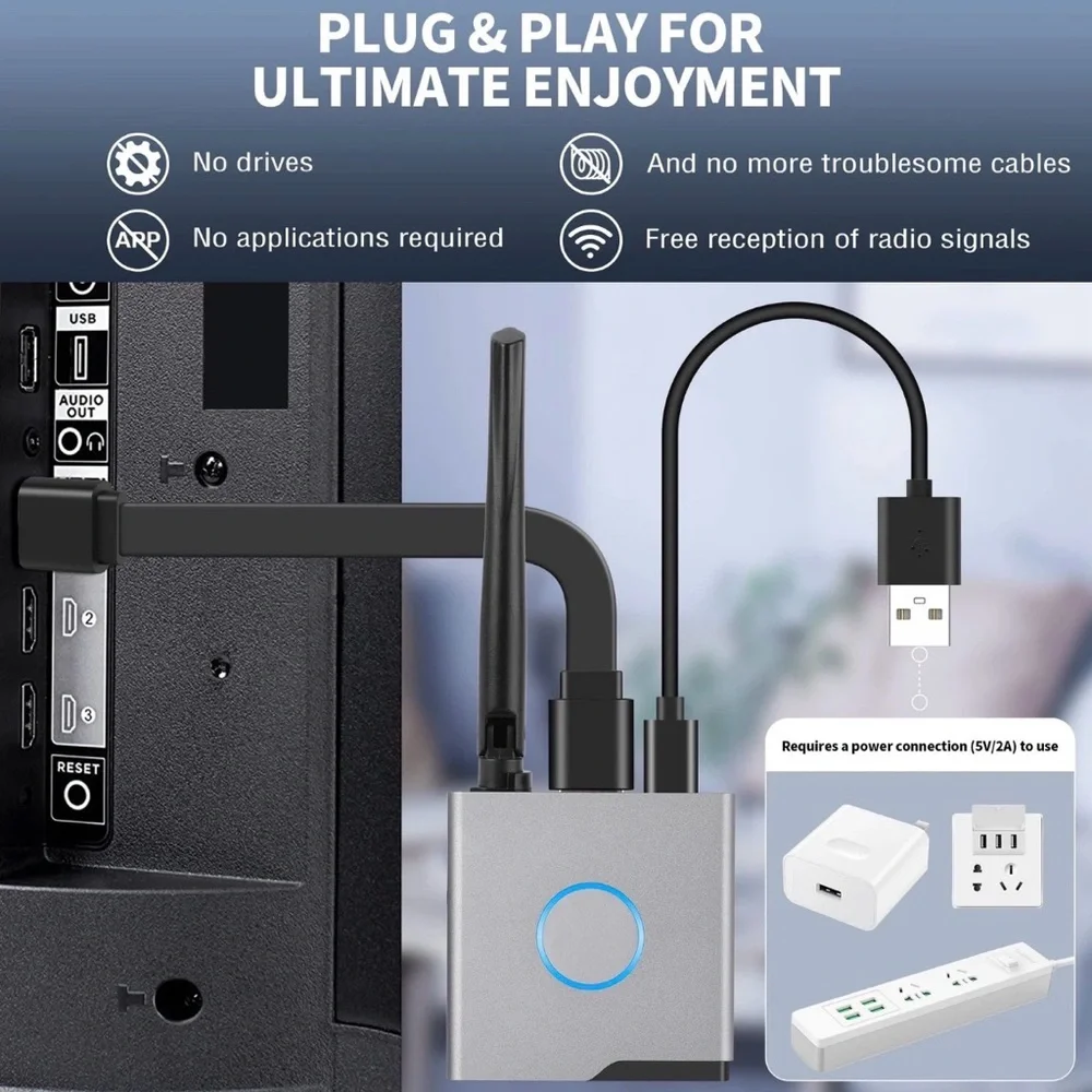 Dual Band Wireless Display Adapter - Black